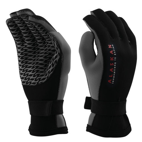 Перчатки ALASKAN неопрен. черно-серые L