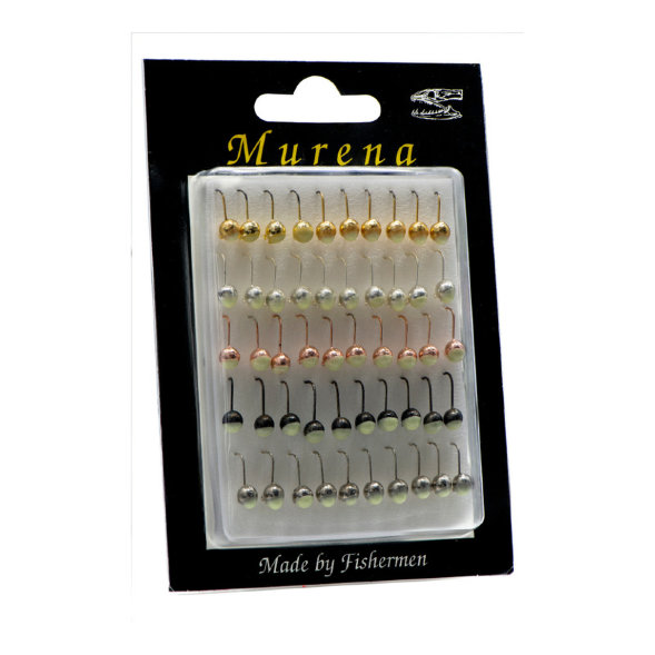 Мормышка особая  шар с отв. диам.  6/1 с фосф. пяткой набор уп.50шт