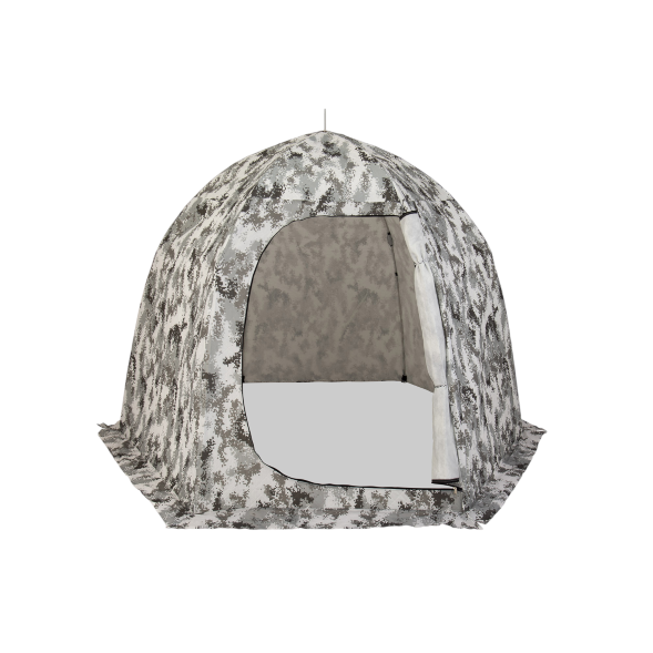 Палатка зонт Condor зимняя утепленная 2,0 х 2,0 х 1,6 белый/КМФ цифра