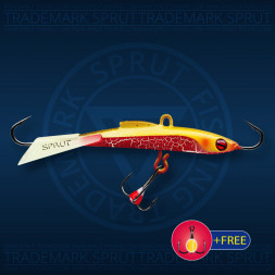 Балансир рыболовный для зимней рыбалки Sprut Usuri №7 17г 70мм RG+тр. с ф/к