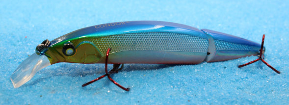 Воблер Condor Wounded Minnow WMW90 размер 90 мм вес 10.0 гр заглубление 0 - 1,5 м цвет H2