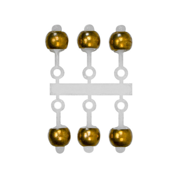 Подвес д/мормышки ЛЕВША Шар латунь золото 3.3мм 20шт