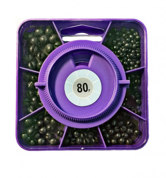 Набор грузил Следопыт 0.2-2.0г 80г