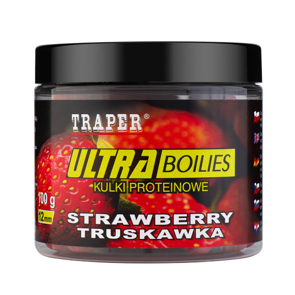 Бойлы TRAPER ULTRA 16 мм 100 гр Клубника