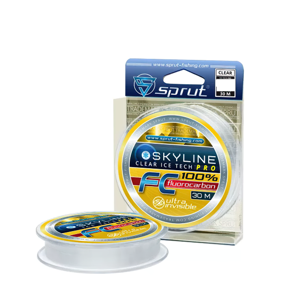 Леска Sprut Skyline FC Fluorocarbon Ice Tech Pro Clear 0.161 30м