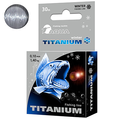 Леска AQUA Titanium 0.12 30м