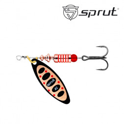 Блесна Sprut Atra Spinner №3 11.5г/BKC