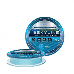 Леска SPRUT Skyline Fluorocarbon Composition EvoTech Classic Blue 0.145 100м