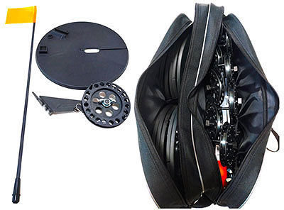 Набор жерлиц RodStars в сумке 10шт алюм. стойка катушка 90мм оснащ.